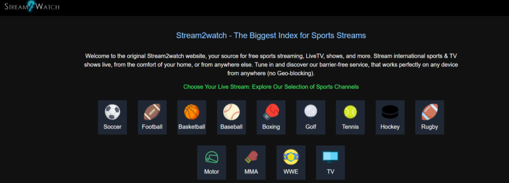 best free sports streaming sites 